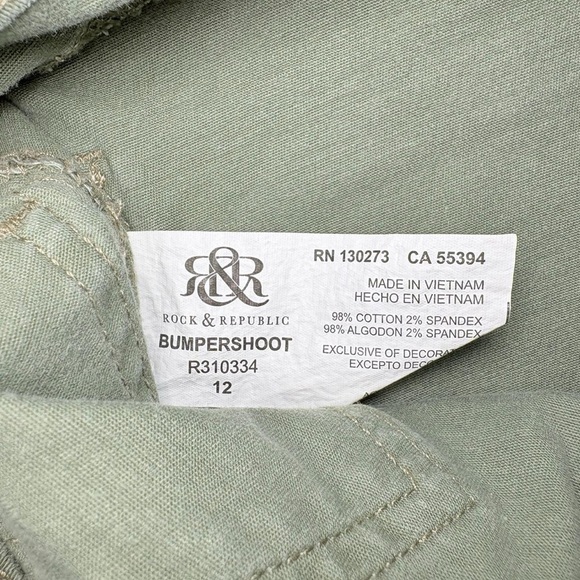 Rock & Republic Camouflage Green Shorts - Picture 7 of 7